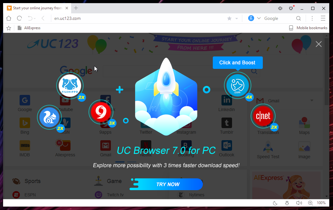 uc browserfor pc