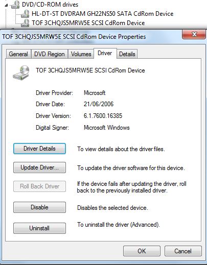 Dtsoft virtual cdrom device uninstall software